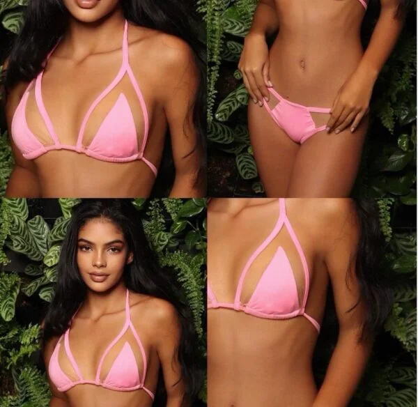 Traje de Baño Rosa Le Perle