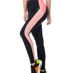 Leggins Negros con Detalles Rosados Vestem
